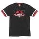thumbnail image 1 of Camiseta Ace Vintage Threads, manga corta, cuello redondo, negra, XL, 1 of 1