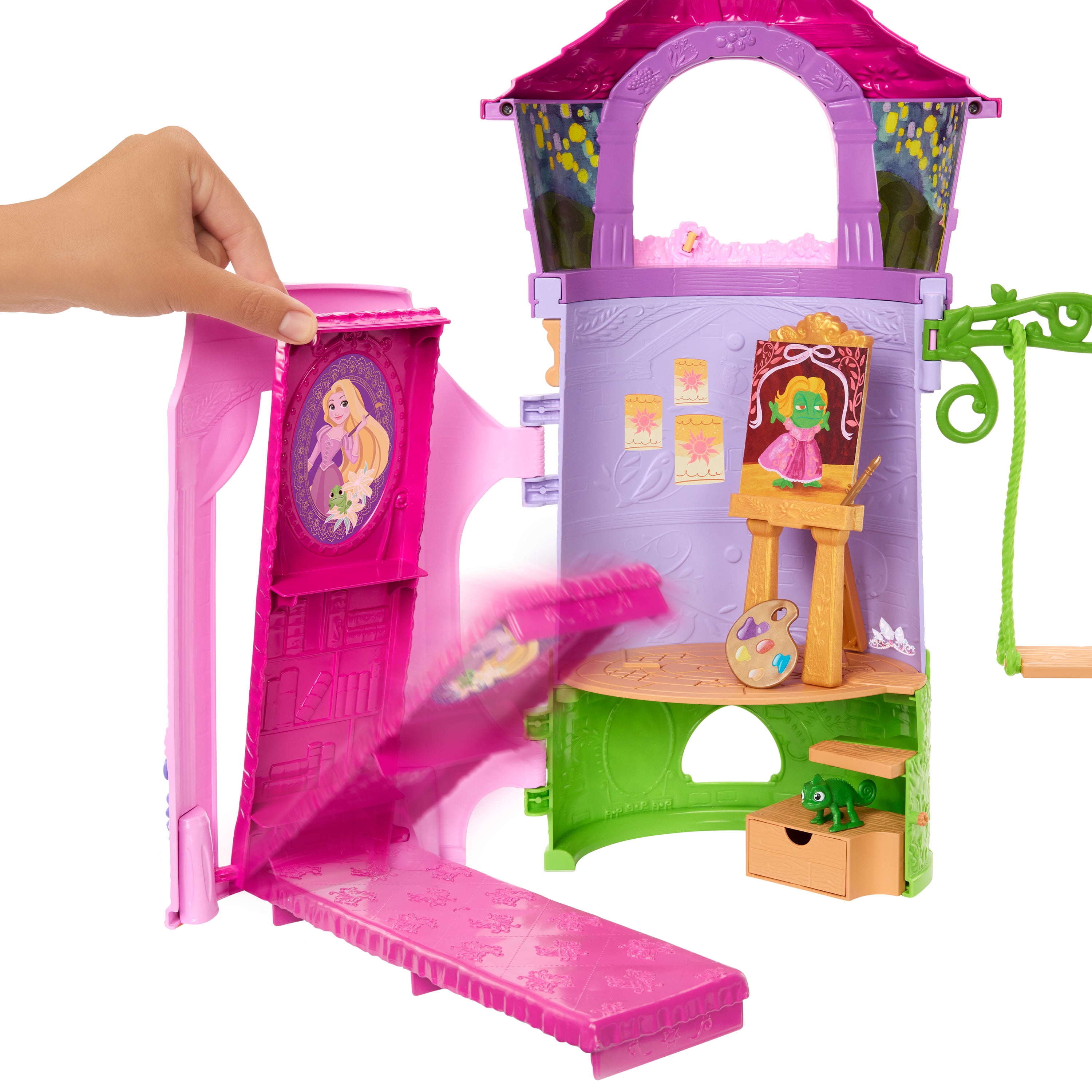 Disney Princess Enchanted Stories Rapunzel’s Tower Playset with 6 Play Areas [Walmart Exclusive]