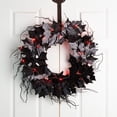 thumbnail image 4 of Glitzhome, LLC Glitzhome 26"D Pre-li LED Halloween Bat Wreath, 4 of 5