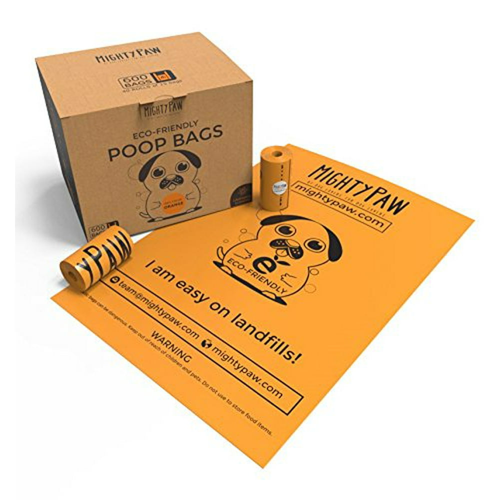 Mighty Paw Ecofriendly Poop Bags, Lavenderscented Dog Waste Pickup