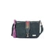 thumbnail image 1 of Bolsa Crossbody Eva AngeLozano Color Verde de Piel Vacuna Gamuza con Pulsera Tejida, 1 of 4
