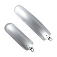 thumbnail image 2 of Maytalsory 2Pcs Folding Bike Mudguard Mud Guard Front Rear deform,and is not easy Fenders Cycling Parts Silver 12inch, 2 of 6