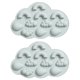 thumbnail image 1 of Molde para hornear de cocina, nubes de arcoíris y gotas de lluvia, molde de silicona para hornear pasteles, chocolate, cubitos de hielo, dulces, pudín, molde de hielo DIY, 1 of 5