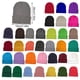 thumbnail image 5 of Jumpingount Gorros Gorros Lana con vuelta Punto Uisex Sombreros Protección Elástico Accesorios casuales Esquí de invierno gris plateado claro Type3 NO3, 5 of 6