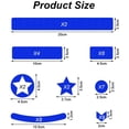 thumbnail image 2 of Bicycle Reflectors, Bicycle Stickers Reflective Stickers, 42 Pieces Bicycle Stickers Reflective Tape, Reflective Sticker Clothes, For Kids Scooters Bicycles Helmet Strollers, 2 of 5