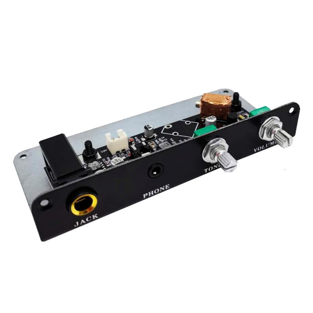 CEORPER Balanced Sensing Piezo Equalizer Silence Preamp Pickup Guitar Equalizer Pickup