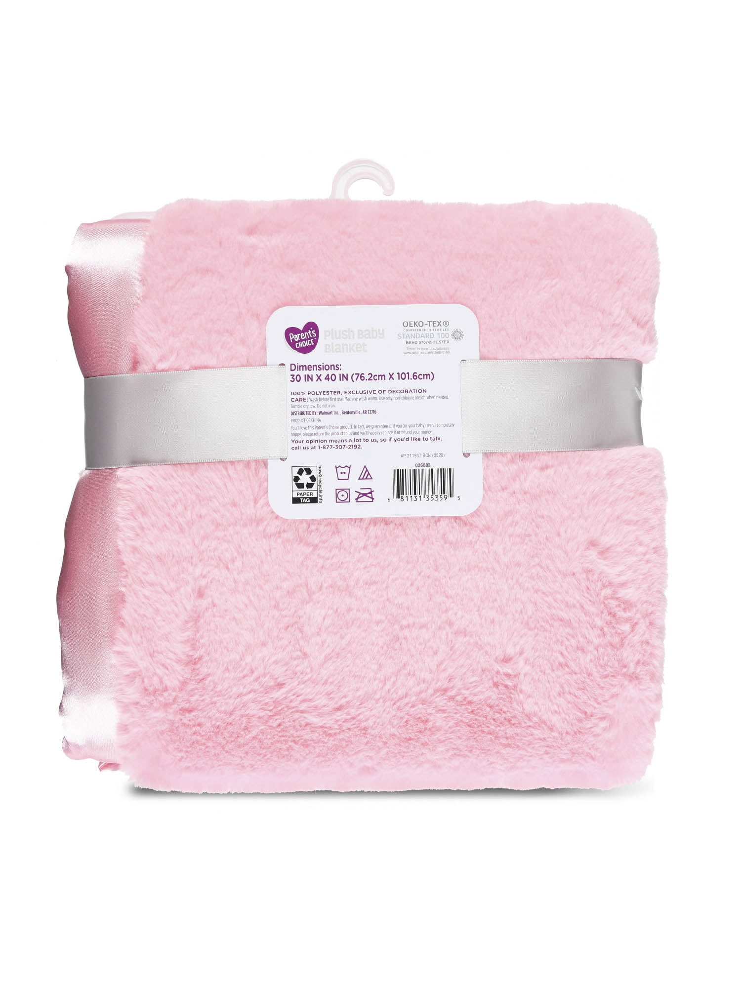 Pink baby blanket walmart hotsell