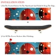 thumbnail image 2 of Seven Starred Ladybird Skateboard Grip Tape Stickers Pack of Two - Emery Surface PVC Backing 8.8x32.6in/22.4x83 cm, 2 of 5