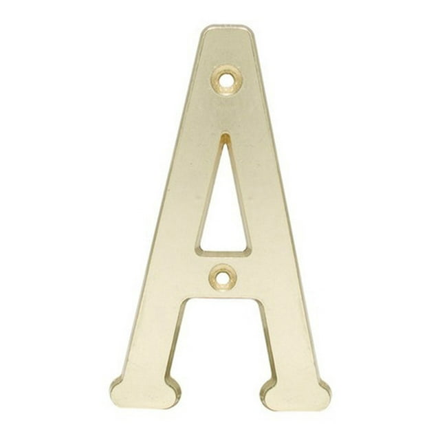 Letra De Fachada A Lock Laton Brillante L701alb