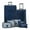 Navy, variant on U.S. Traveler Forest 8-Piece 23/31" Check-In & Carry-On Spinner Suitcase Travel Luggage Set, with Packing Cubes Navy