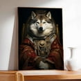 thumbnail image 2 of Siberian Husky Pets Portrait Painting of Dog Renaissance Style on Canvas Royal Pet Portrait from Photo, Wall Art Print for Home Decor, Modern Wall Decoration, 2 of 5