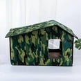thumbnail image 3 of Pet Shelter Foldable Warm Cat House for Outdoor Cats Cat Bed C, 3 of 5