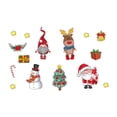thumbnail image 1 of Naiovety Reno magnético decoración navideña bendición festiva puede regalar a otros como bendición navideña Kits de decoración para fiestas tipo+3, 1 of 6