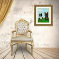 thumbnail image 3 of Rubenacker, Brian 26x32 Gold Ornate Wood Framed with Double Matting Museum Art Print Titled - Boston and Frenchie, 3 of 4