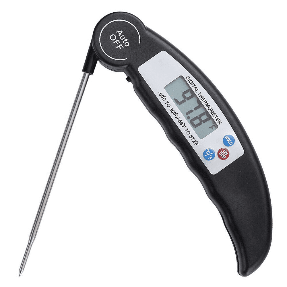 Instant Read Thermometer Probe Digital Meat for Grilling BBQ Smoker
