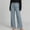 Blue women wide leg trousers with pockets a1, variant on Cagogo Women's Wide Leg High Waisted Trousers with Pockets Striped Casual Streetwear Long Pants Vacation Travel Lounge Outfits Summer Clothes, Pink M