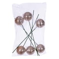 thumbnail image 3 of Vickerman 4" x 18" Oat Pearl Ball Ornament Stick, 6 per bag., 3 of 4
