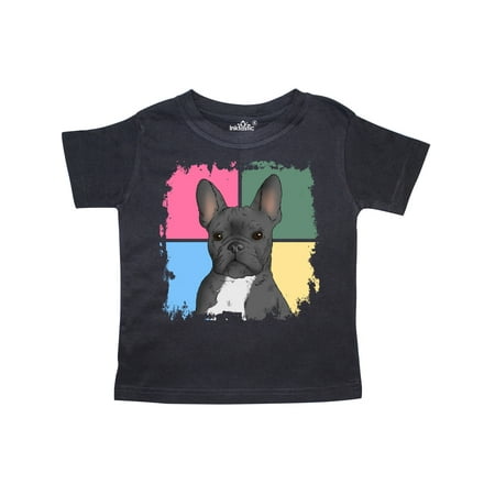 

Inktastic Blue French Bull Dog Gift Toddler Boy or Toddler Girl T-Shirt