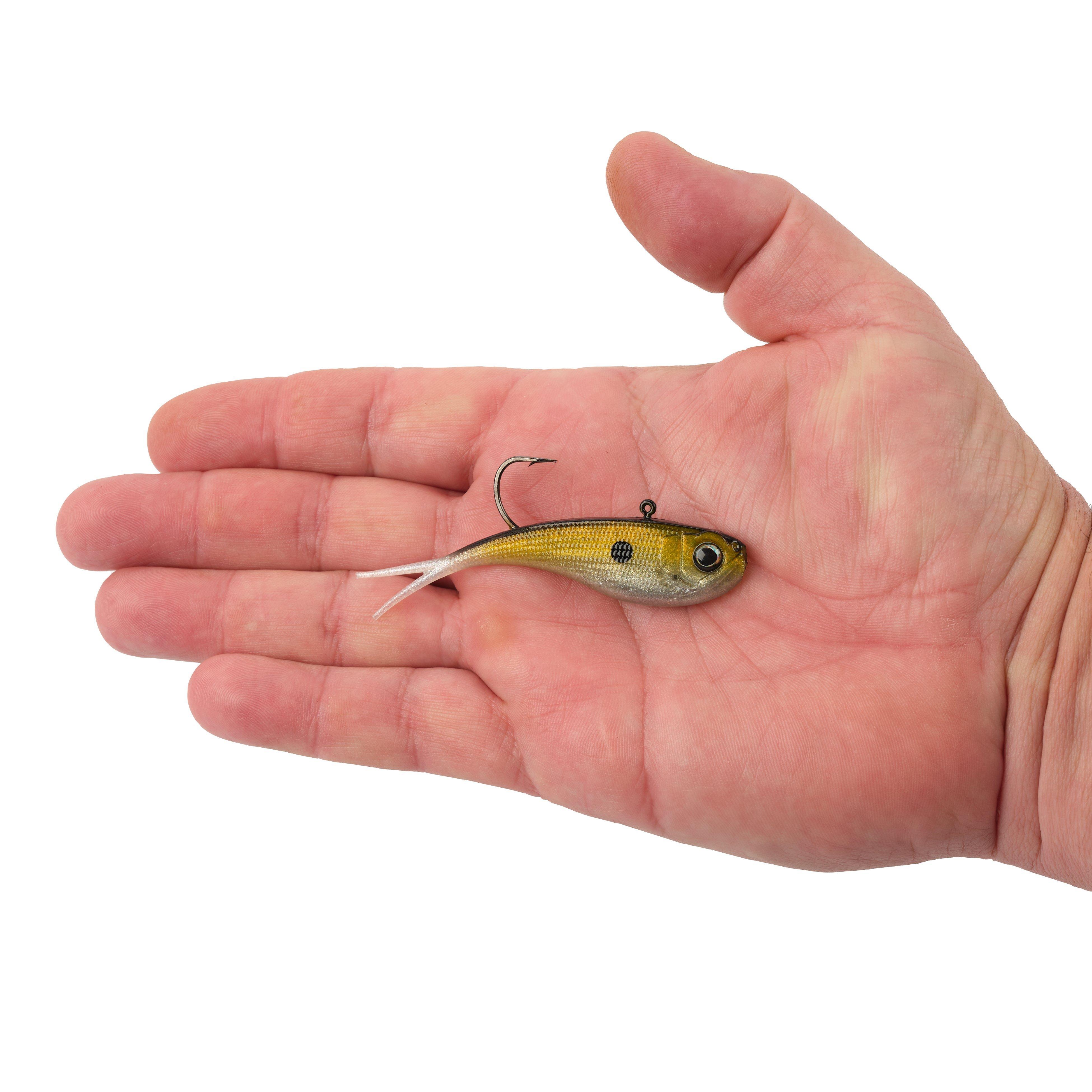 Berkley PowerBait® Power® Vibe, 3 in, Gold Chrome