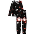 thumbnail image 4 of Suhoaziia Sleepwear for Women Nightgown Lightweight Breathable Pj Set Skin Friendly Casual Love Santa Long Pajama Pant Size XS Fall/Winter Daily Wear Breathable Suit, 4 of 5