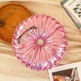 thumbnail image 2 of Circular Throw Pillows Pumpkin Pleated Handmade Metallic for Home Decor Bedroom Living Room Couch Bed Sofa, 2 of 5