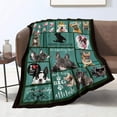 thumbnail image 5 of Kainsy French Bulldog Throw Blanket for Kids Cute Funny Flannel Fleece Blankets Plush Lightweight French Bulldog 3D Printed Blanket Gifts for Dog Lovers Boys Girls All Season Couch Sofa(50"x60"), 5 of 8