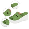 thumbnail image 4 of MKLEKYY Sandalias Ortopédicas para Mujer, Zapatos de Verano Lisos Informales Con Punta Abierta y Cuñas, Cómodos Zapatos de Playa, Sandalias, Zapatillas 169, 4 of 4