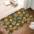 thumbnail image 4 of Yiaed Autumn Harvest Pumpkin Basket Print Flannel Doormat Mat Outdoor Indoor Door Mats,Welcome Matt Outdoor Front Door Mat Doormat Outdoor Mat Outdoor Mat,16"x24", 4 of 7