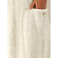 thumbnail image 5 of INSPIRE CHIC Women's Dress Tweed Crew Neck Short Sleeve Vintage Mini Shift Dresses XS Apricot, 5 of 6