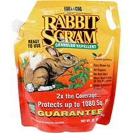 Enviro Protection Ind 028050 Rabbit Scram Ready To Use Granular Repellent 2 Pound