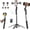 Tripod with 2 Ring Lights, variant on 63" Tripod for iPhone with Light Remote, Detachable Phone Holder, Auto Face Tracking Tripod for Travel, Lightweight Selfie Stick Tripod for Video Recording, Compatible with Phone/Action Camera