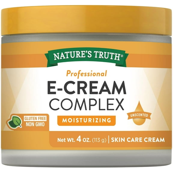 Vitamin E Cream Complex | 4 oz  | Moisturizing Skin Care Cream | by Nature's Truth