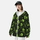 thumbnail image 3 of Balery Skulls And Cobwebs Sudadera ligera de manga larga con capucha y protección solar UPF 50+ para hombre y mujer, ideal para pesca y running-Medium, 3 of 7