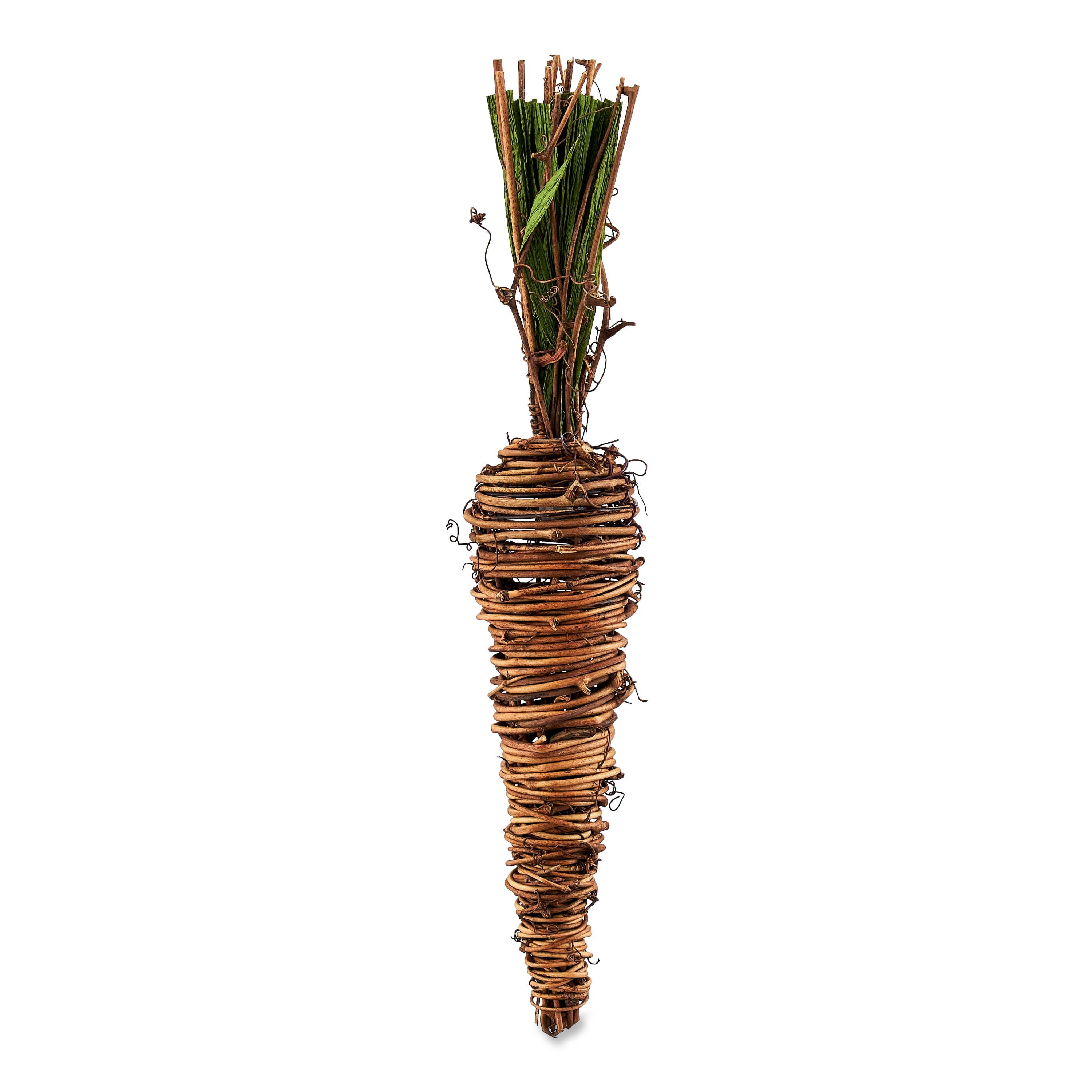 Way To Celebrate Easter Grapevine Carrot Decoration, 12"
