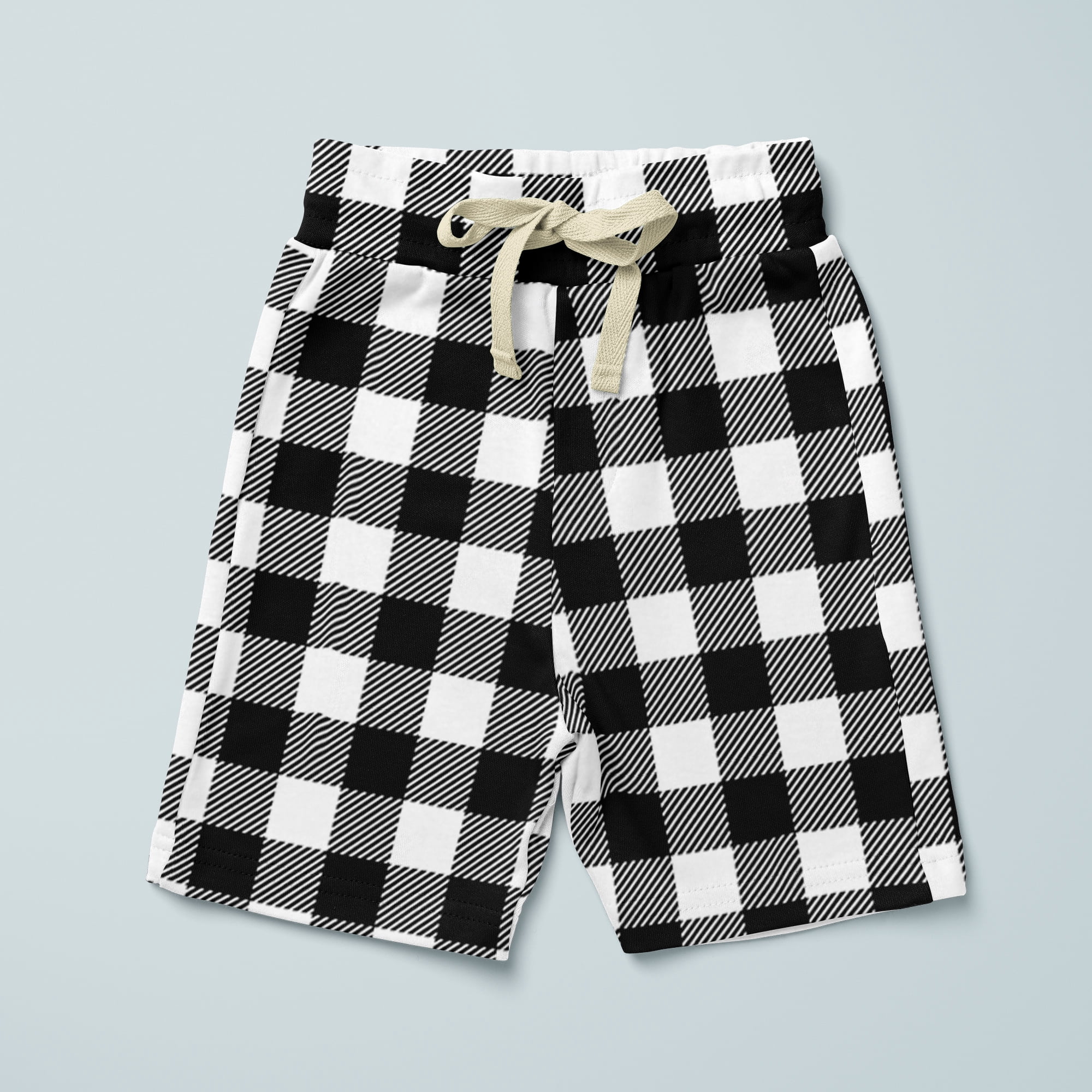 Mainstays 58" X 1.5 yard Lux Anti-pill Fleece Buffalo Plaid Fabric Precut, Black/White