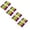 C 4pack, variant on 200 Pcs Colored Popsicle Sticks for Crafts, 3.5" Wooden Ice Cream Sticks, Rainbow Colors, Great for Diy Creative Designs And Children Education