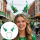 thumbnail image 1 of CaiYueKe St. Patrick's Day Headband Shamrock Party Hat Irish Festival Accessories Green Decorations for Adults Parade Costume Carnival Hair Band, 1 of 7