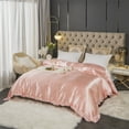 thumbnail image 6 of Move Over Satin Ruffle Duvet Cover Twin Only Pink Girls Bedding Set Ruffle Pattern Silky Microfiber No Filling, 6 of 10