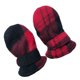 thumbnail image 2 of Advancent 1 par de manoplas para niños, funda para los dedos de invierno, cubiertas para los dedos forradas, cómoda manopla para niños, manopla para Suministros térmicos Cuadros rojos/negros Advancent HA060203-11B, 2 of 6