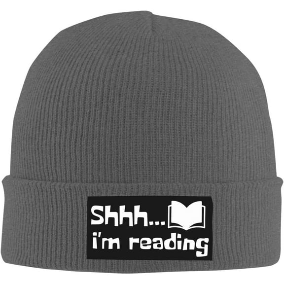 I'm Reading HAT for Book Lover Funny Saying Beanie Cap Knit hat