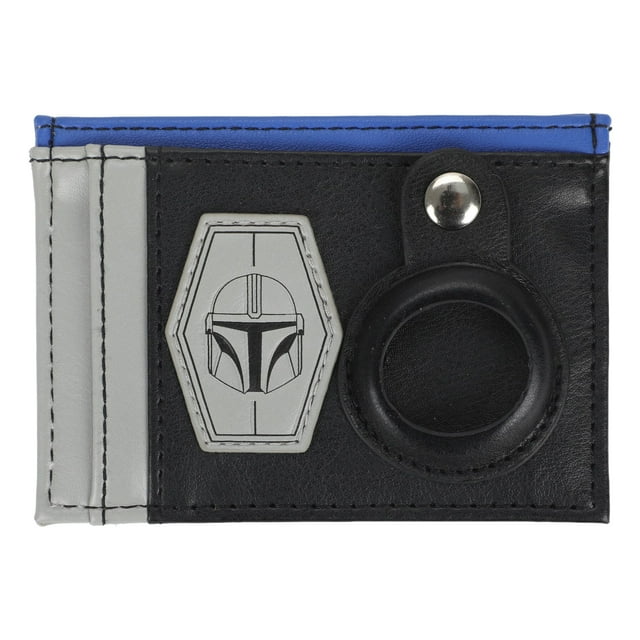 Bioworld The Mandalorian Din Djarin Helmet Men’s Wallet, Black, OSFA