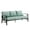 Mist, variant on Afuera Living Steel White and Navy Sofa Rectangular Weather-Resistant 79" Unassembled