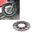 thumbnail image 1 of Motorcycle Front Wheel Brake Disc Rotor with Improved Design, Enhanced Stability, Upgraded Performance for Pcx125 Pcx150 Pcx160 2021 2024, Made of Stainless Steel and Aluminum, 1 of 7