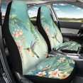 thumbnail image 4 of Psesaysky Non-Slip Vehicle Seat Covers for SUV, Washable Nonslip Front Seat Cover Polyester 2pcs, Tropical Hummingbird, 4 of 12