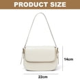 thumbnail image 2 of Bolso cruzado retro de gran capacidad para mujer, bolso de hombro de PU, nueva moda, 2 of 5