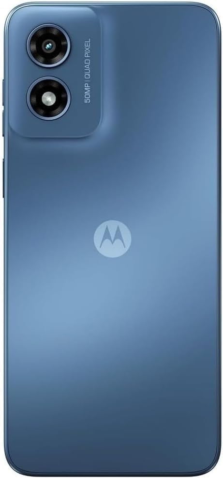 Open Box Motorola Moto G Play 2024 (64GB,4GB RAM) 6.5” Display |50MP Camera | 4G LTE | GSM Unlocked International Version | Sapphire Blue (XT2413-2)