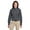 Charcoal Heather, variant on Harriton Ladies' Foundation 100% Cotton Long-Sleeve Twill Shirt with Teflonâ„¢ - M581W