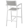 thumbnail image 4 of Mod Urban Outdoor Bar Stool - White/Light Gray, 2 Pack, 4 of 4