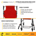 thumbnail image 5 of Mobile Stairlift HyperLite Evacuation Portable Medical Stair Lift Chair, 350 lb Limit, 5 of 8