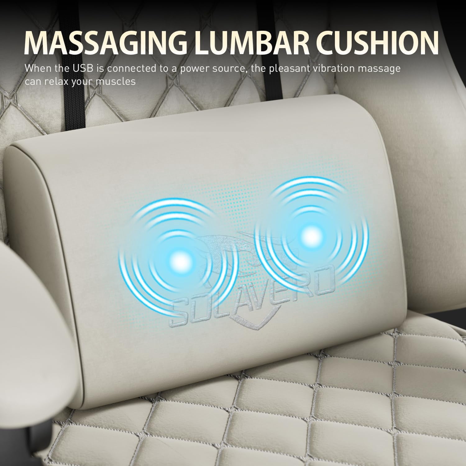 HLDIRECT Gaming Chair, Ergonomic Fabric Gamer Chair, Video Game Chair with Footrest and Massage Lumbar Cushion, Computer Office Chair